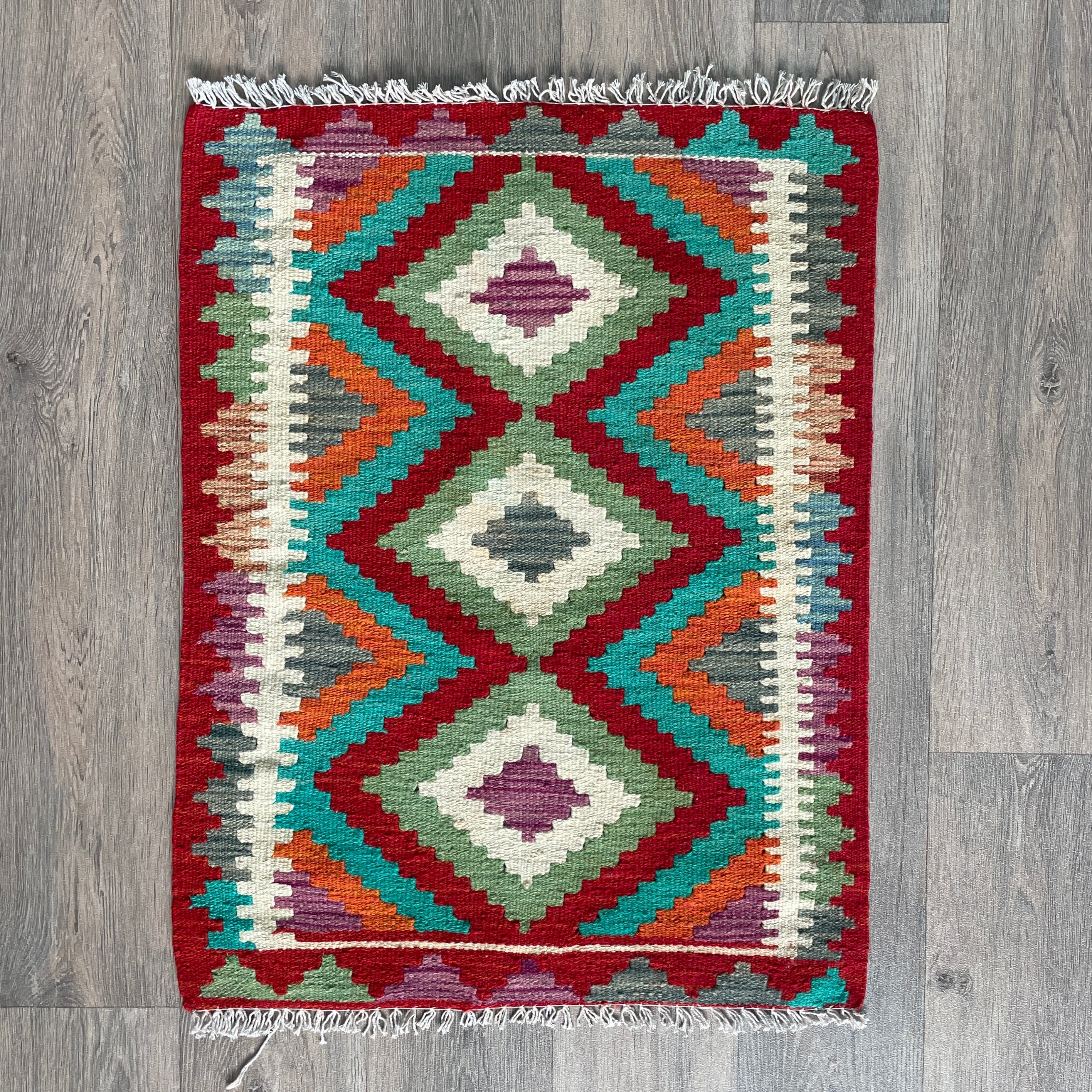 82 x 60 cm | Afghan Kilim Door Mat