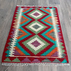 82 x 60 cm | Afghan Kilim Door Mat