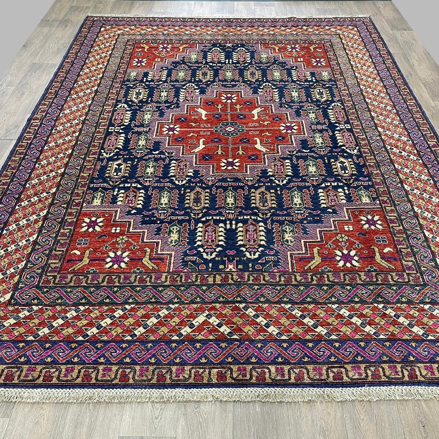 307 x 223 cm | Afghan Heriz Rug