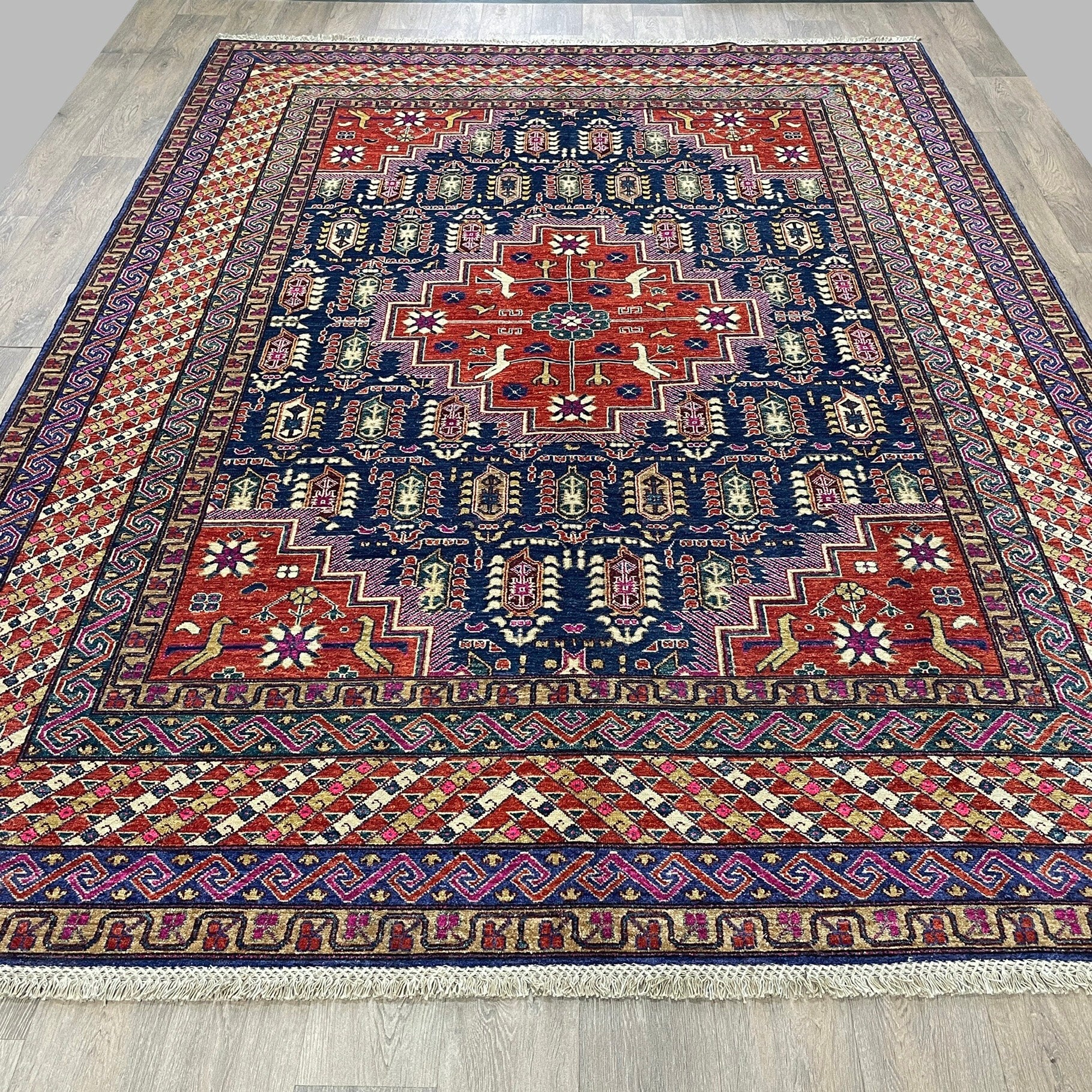 307 x 223 cm | Afghan Heriz Rug