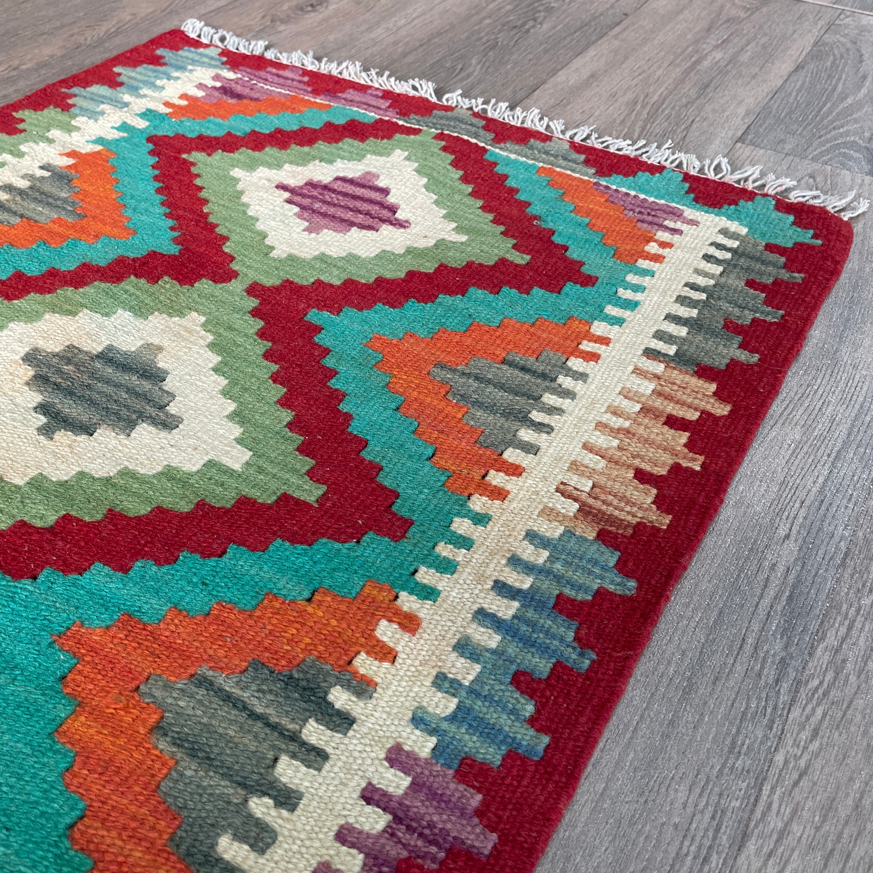 82 x 60 cm | Afghan Kilim Door Mat