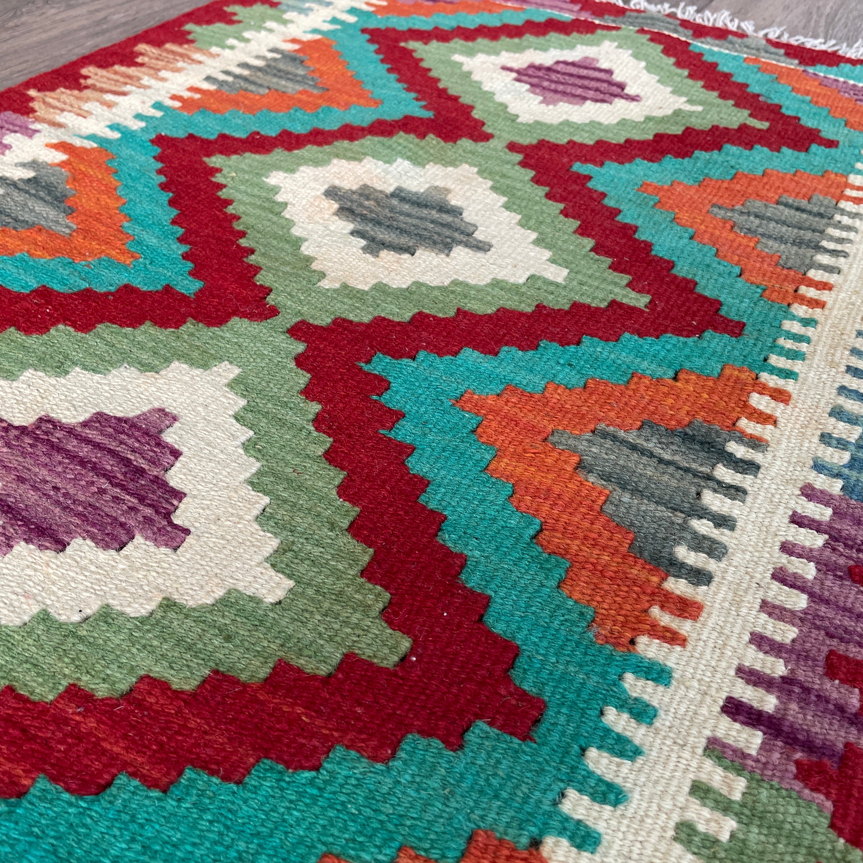 82 x 60 cm | Afghan Kilim Door Mat
