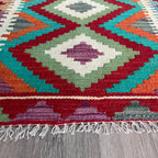 82 x 60 cm | Afghan Kilim Door Mat