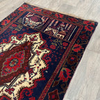 Vintage Afghan Baluch Rug c. 1980