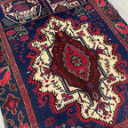 Vintage Afghan Baluch Rug c. 1980