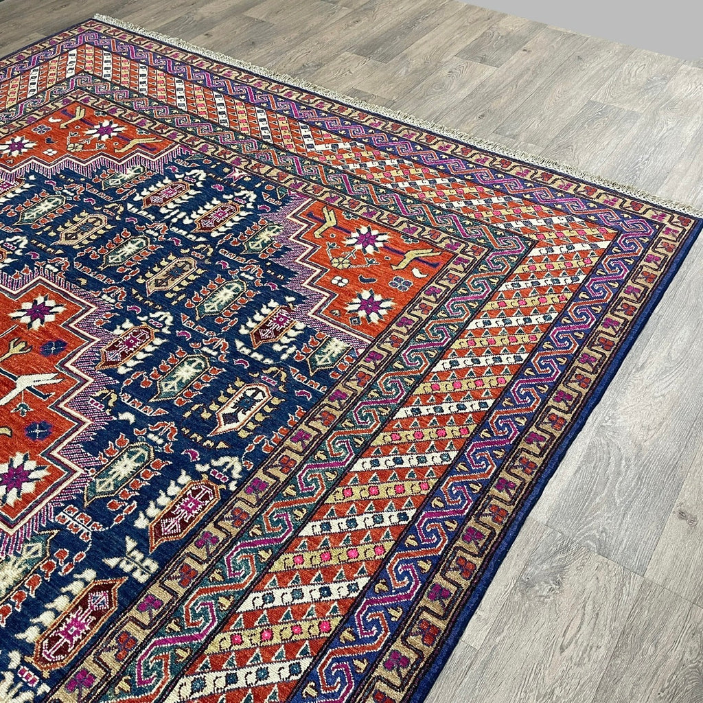 307 x 223 cm | Afghan Heriz Rug