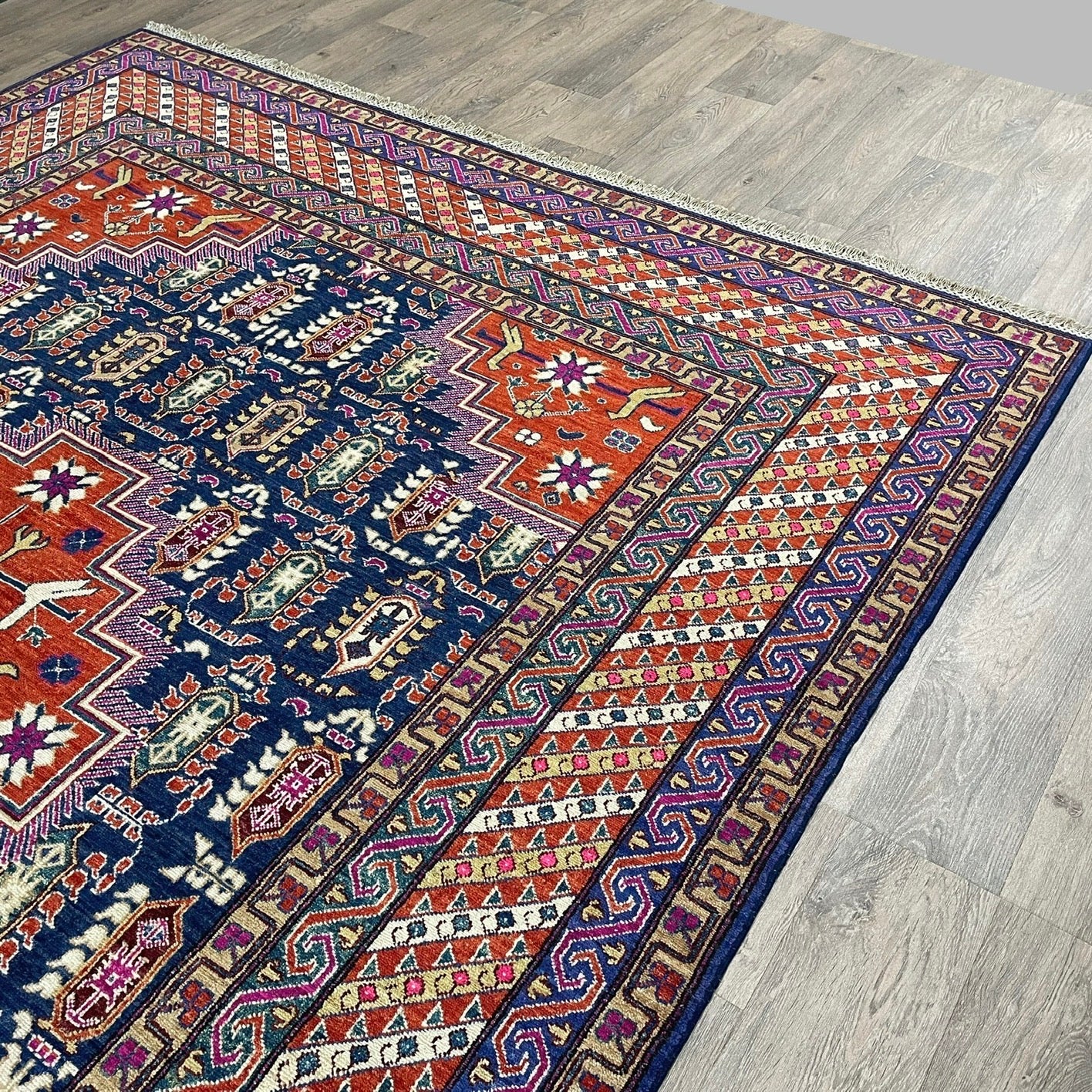 307 x 223 cm | Afghan Heriz Rug