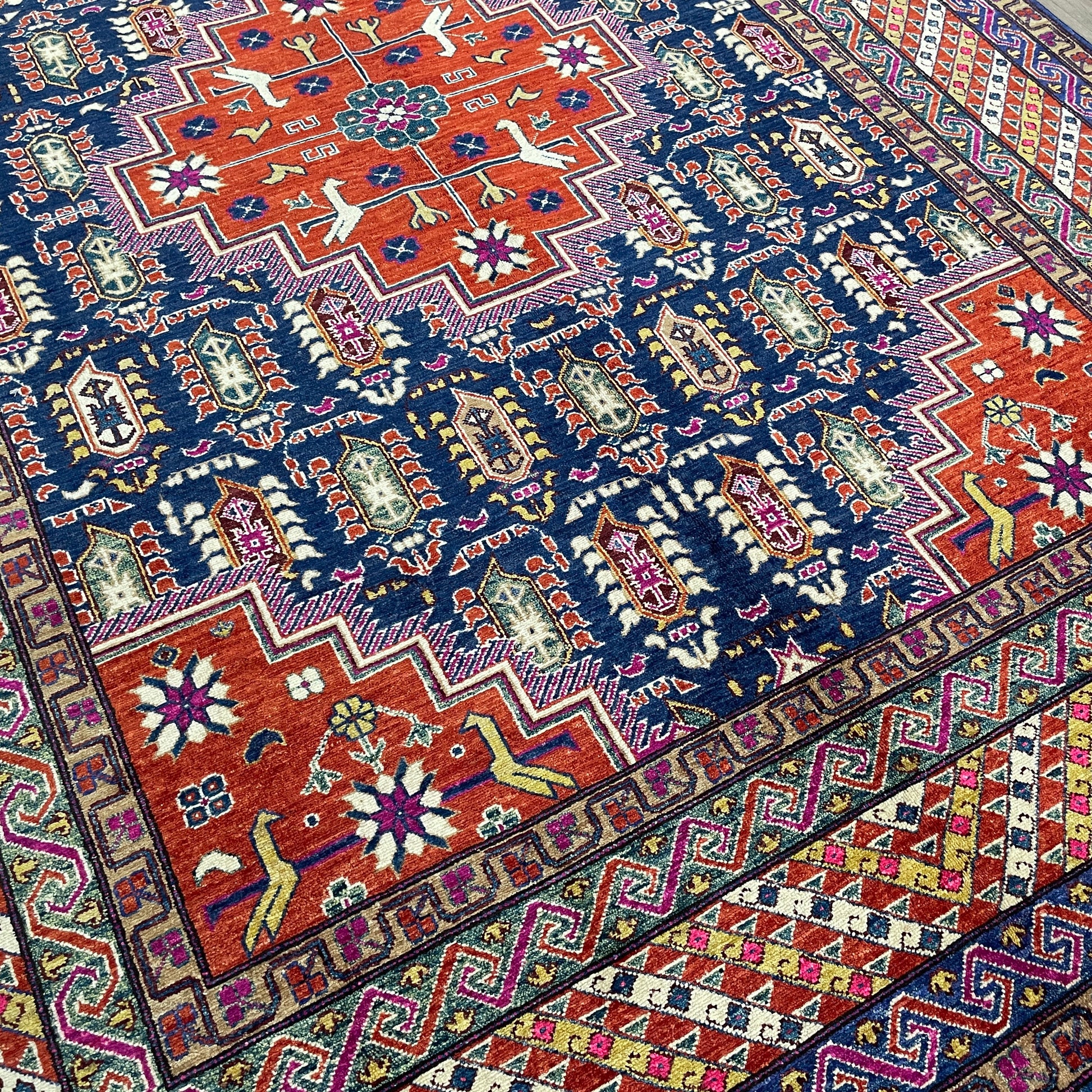 307 x 223 cm | Afghan Heriz Rug