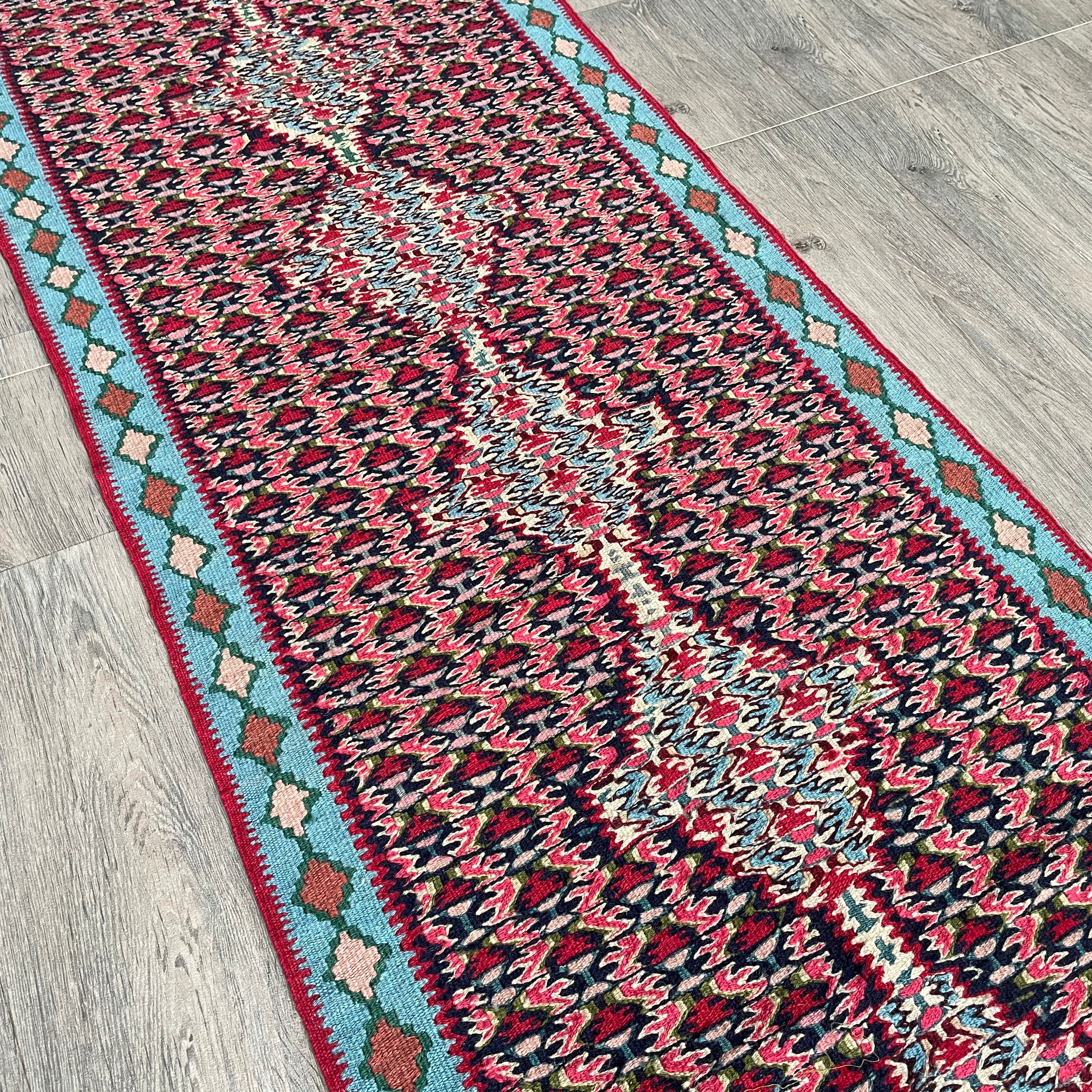 Persian Senneh Kilim Runner