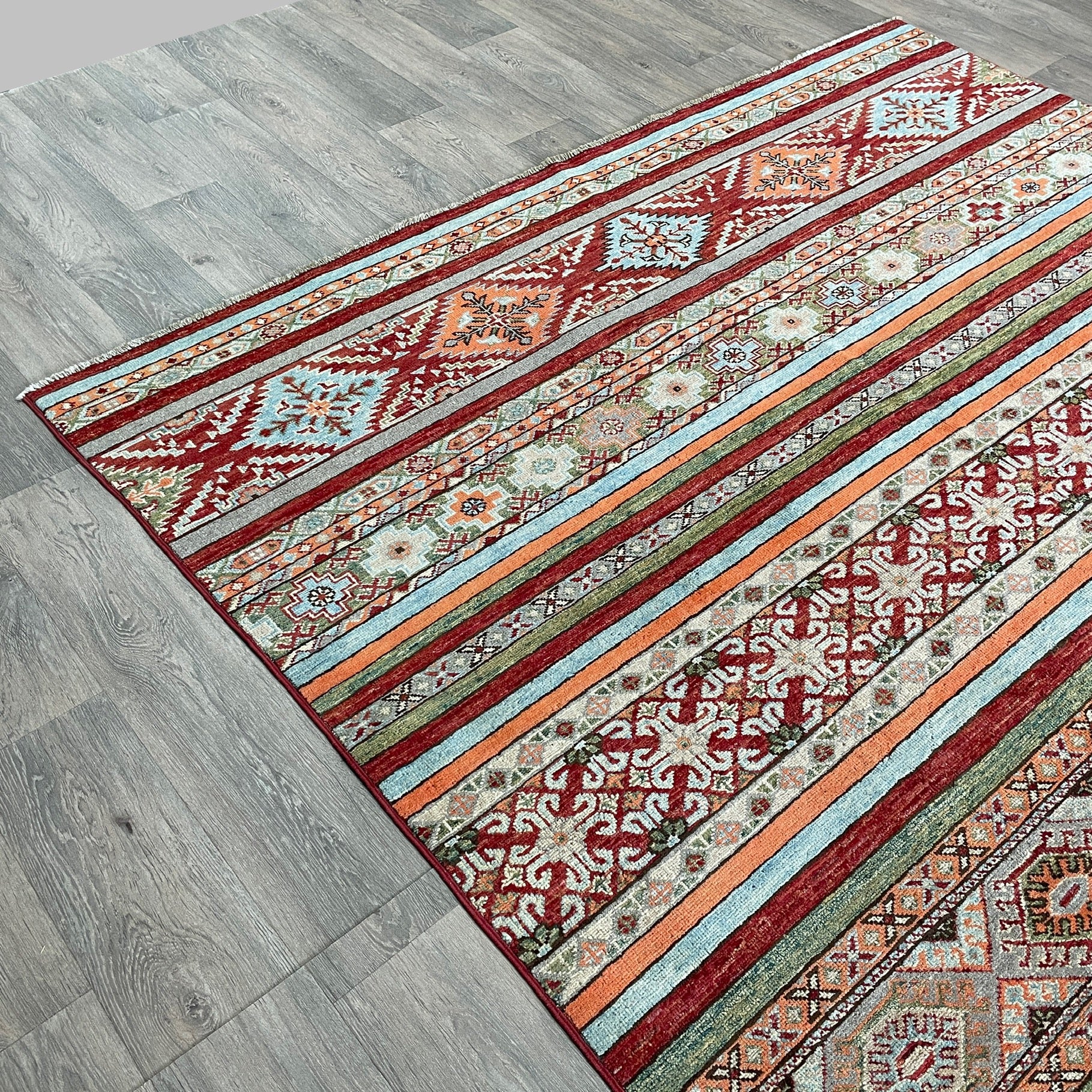 294 x 200 cm | Afghan Khorjin Rug