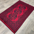 162 x 99 cm | Afghan Aqcha Rug - Khorasan Rugs