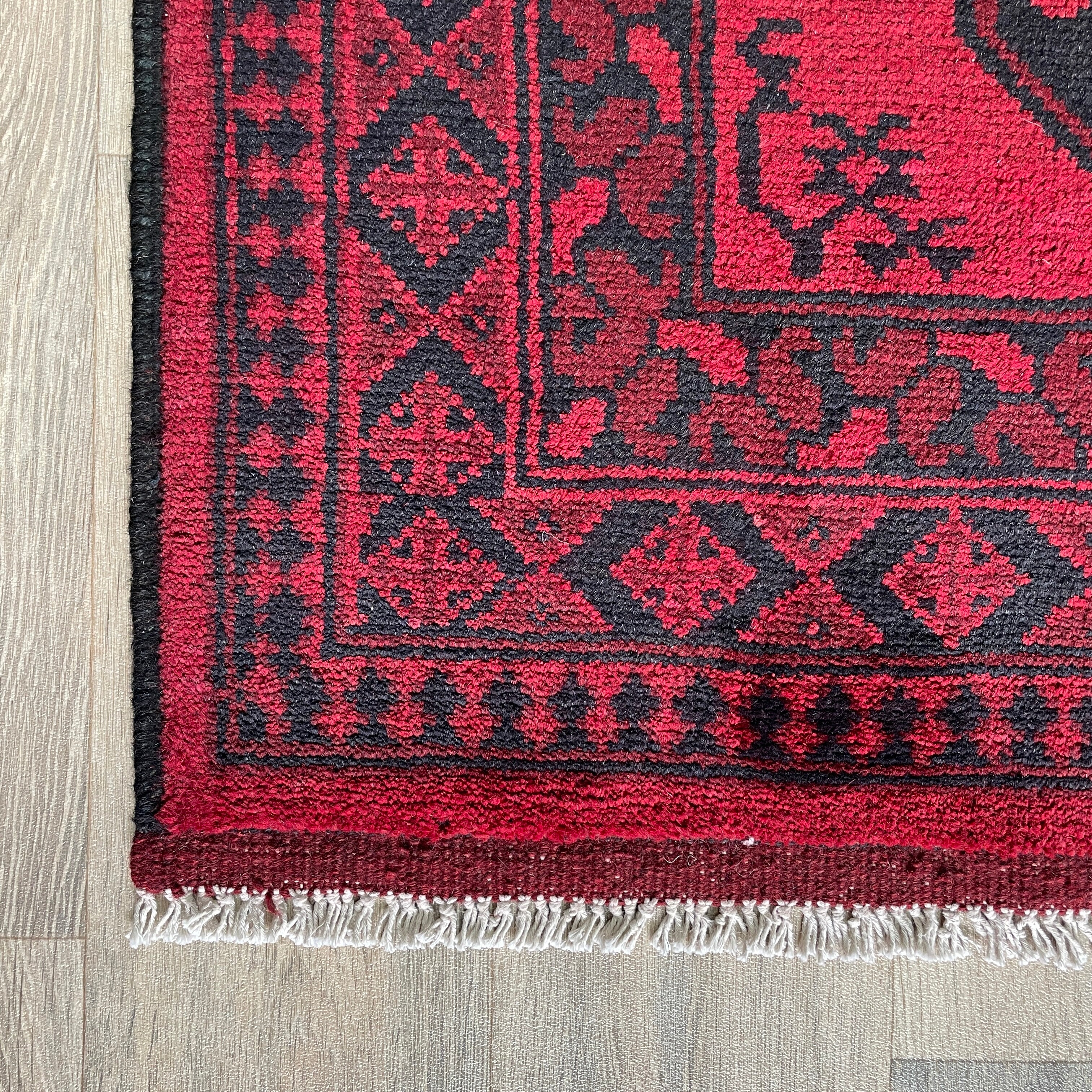 162 x 99 cm | Afghan Aqcha Rug - Khorasan Rugs