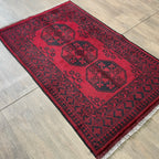 162 x 99 cm | Afghan Aqcha Rug - Khorasan Rugs