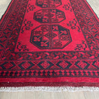 162 x 99 cm | Afghan Aqcha Rug - Khorasan Rugs