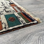 Old Afghan World Map rug c. 1970
