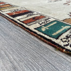 Old Afghan World Map rug c. 1970
