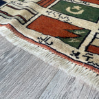 Old Afghan World Map rug c. 1970
