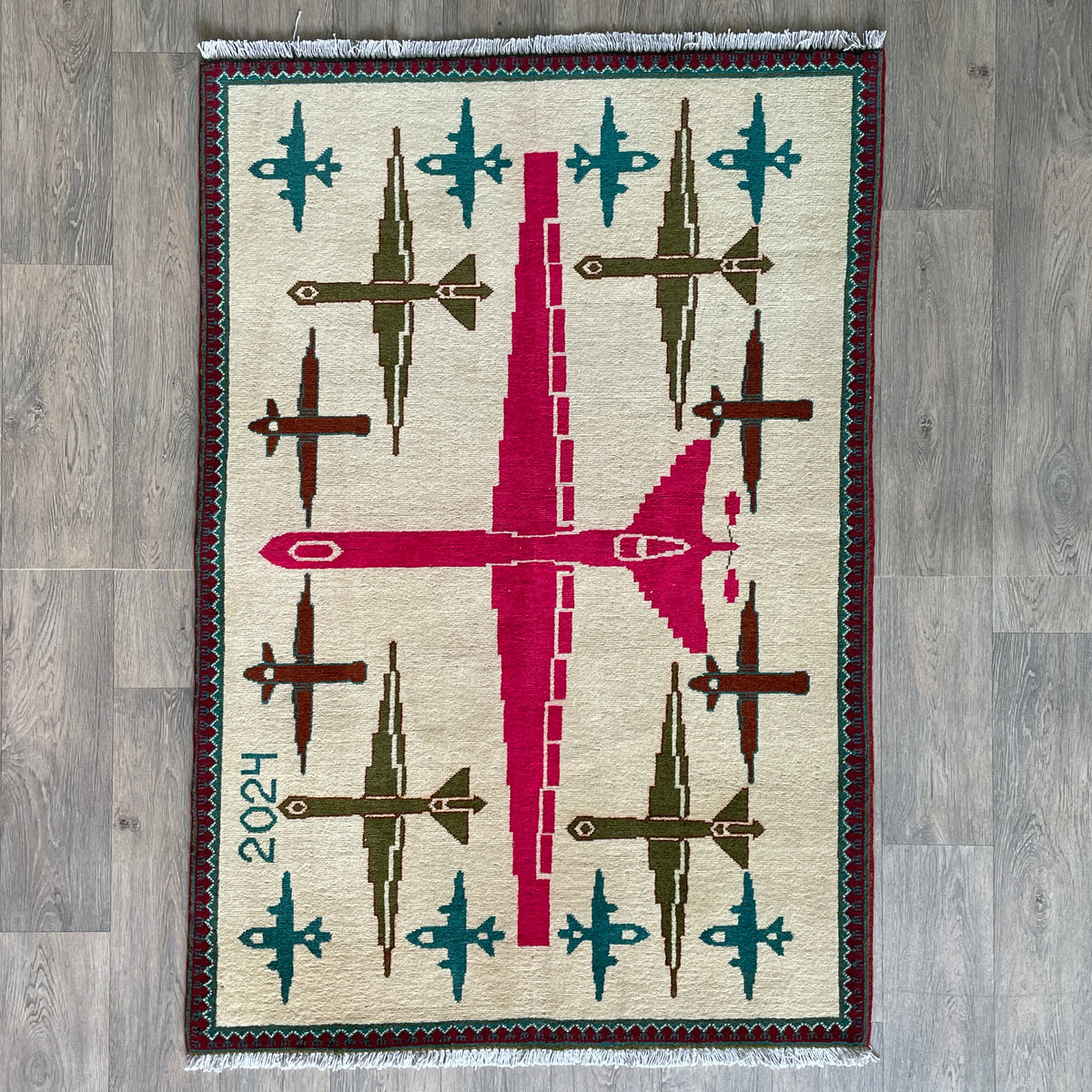 Afghan Drones War Rug