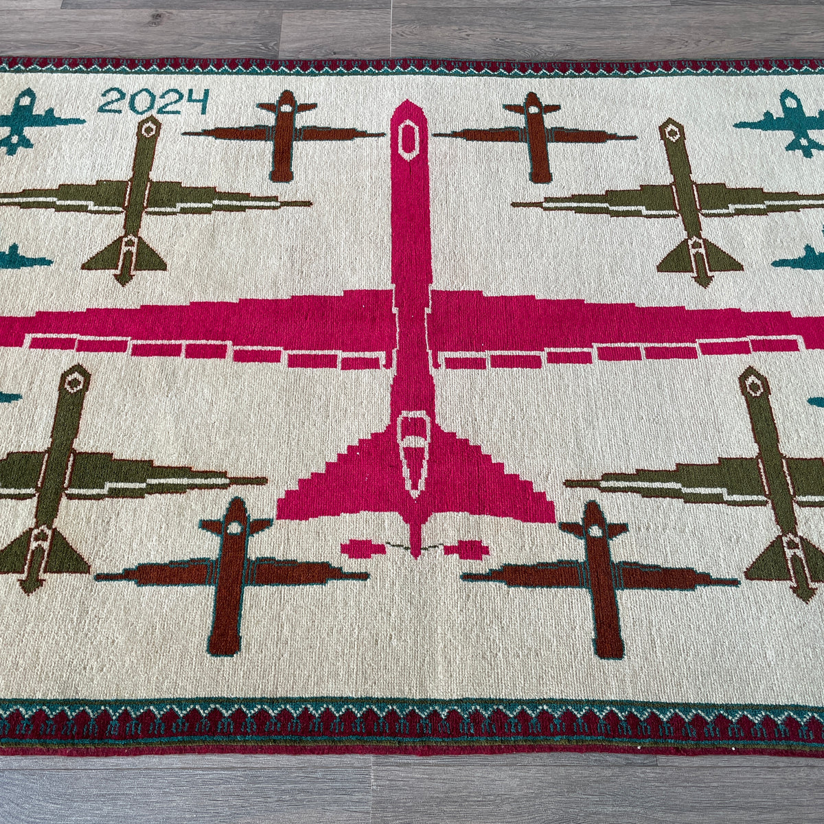 Afghan Drones War Rug