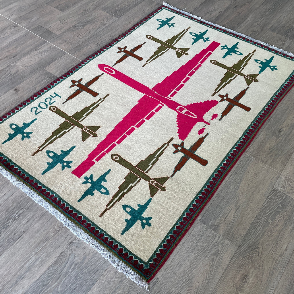 Afghan Drones War Rug