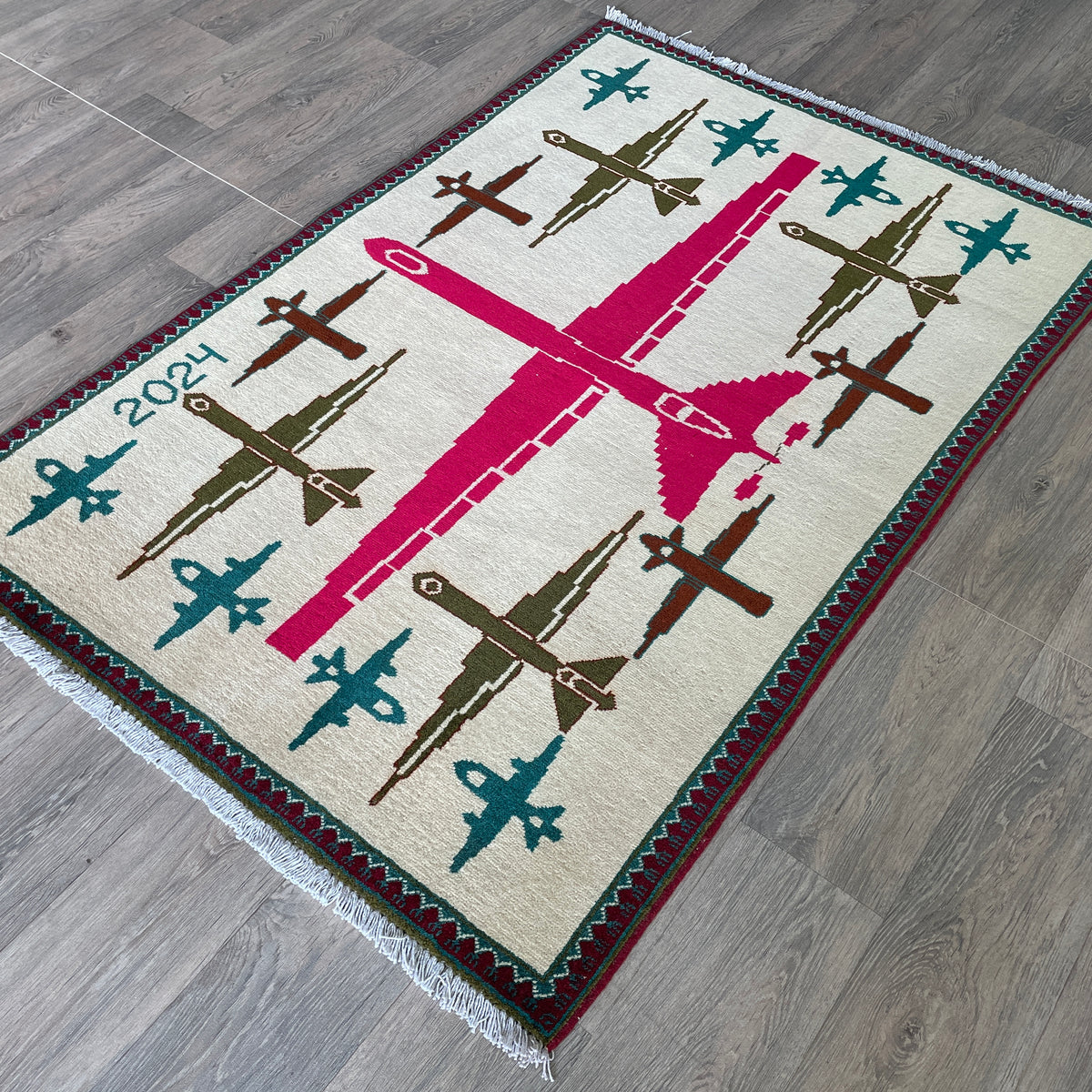Afghan Drones War Rug