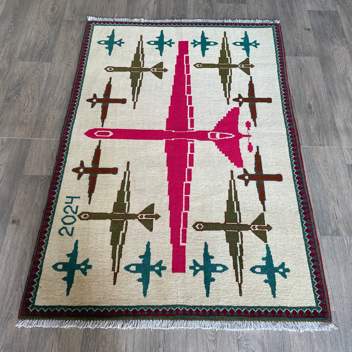 Afghan Drones War Rug