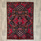 Old Persian Hamadan Rug c. 1970