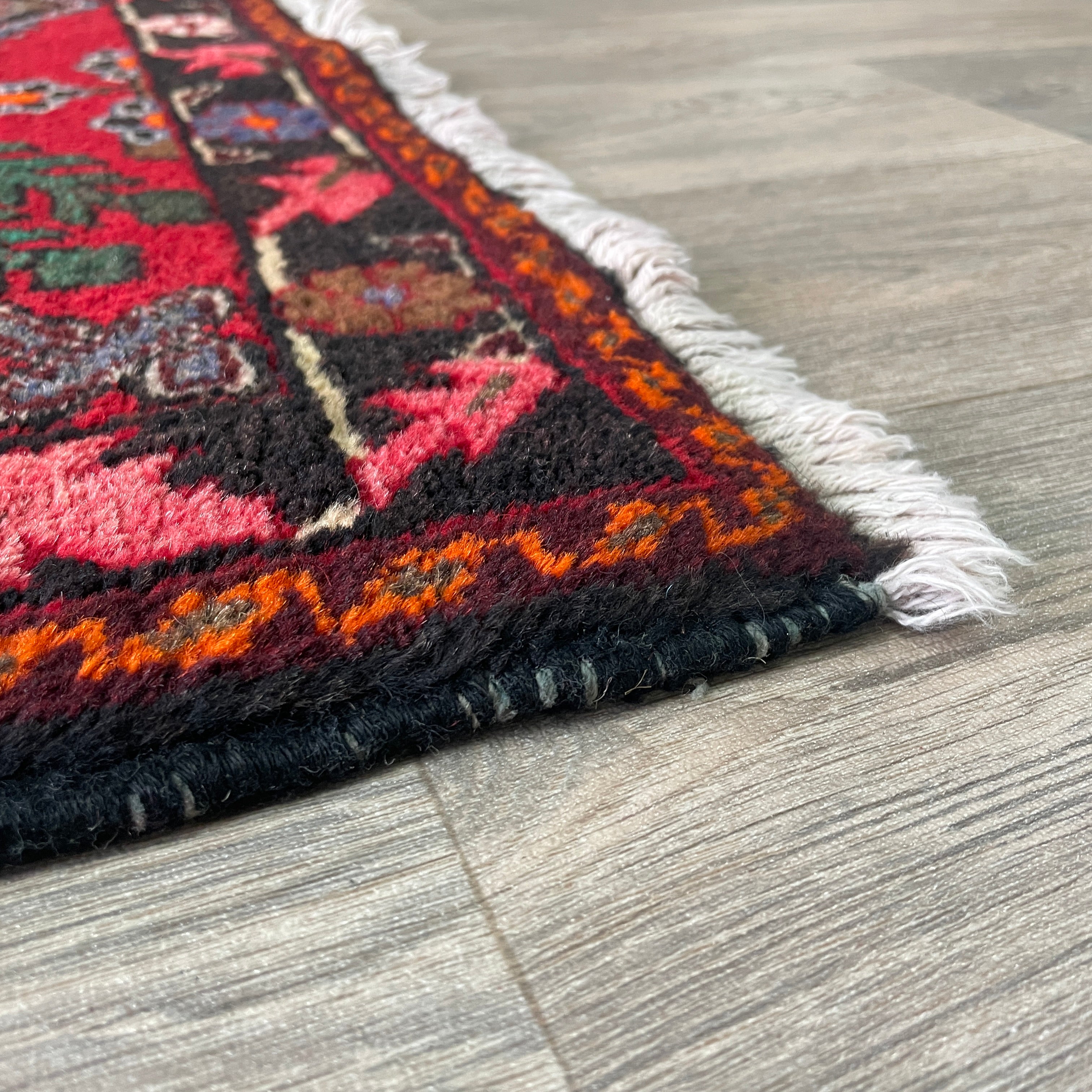 Old Persian Hamadan Rug c. 1970