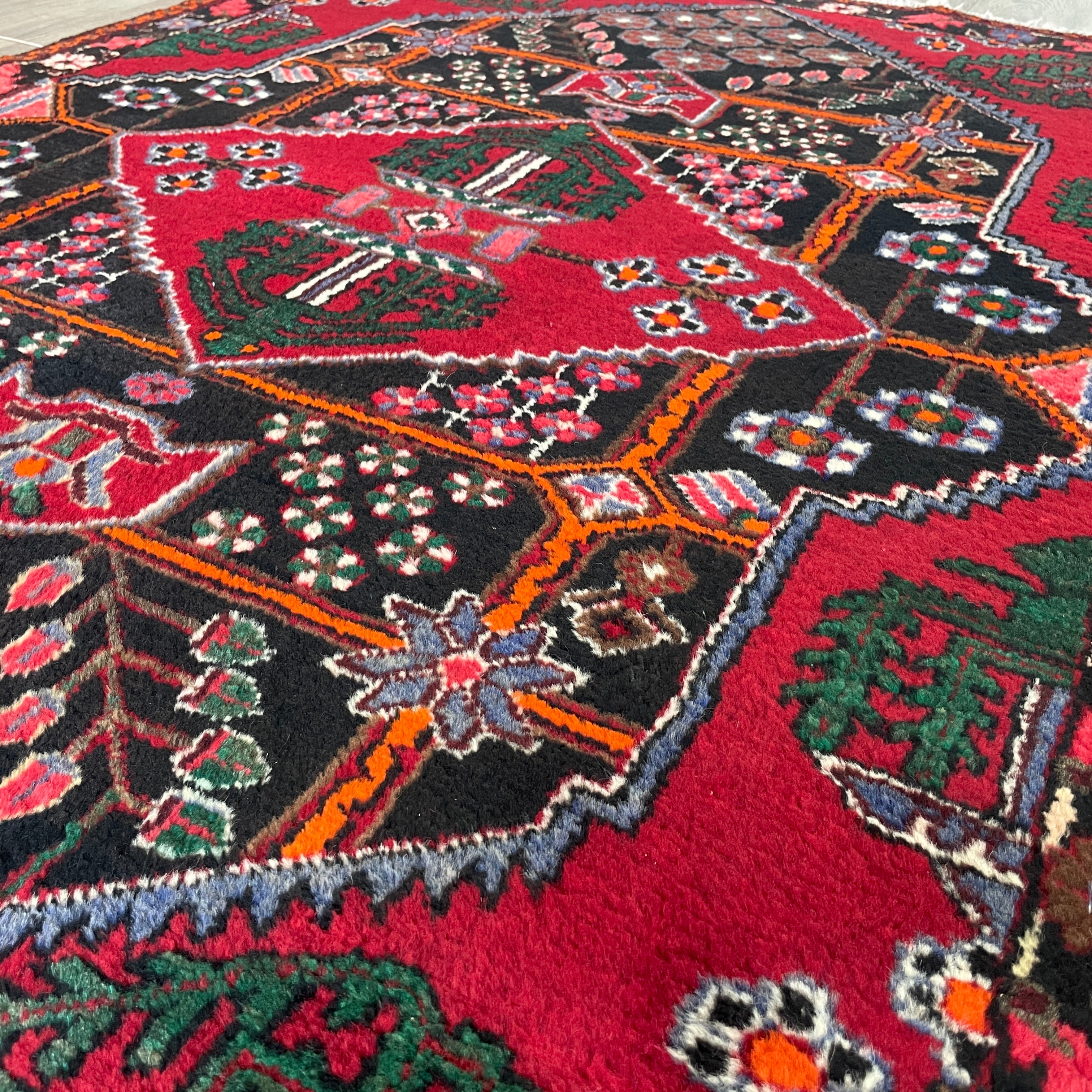 Old Persian Hamadan Rug c. 1970