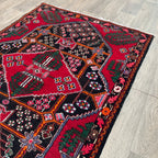 Old Persian Hamadan Rug c. 1970