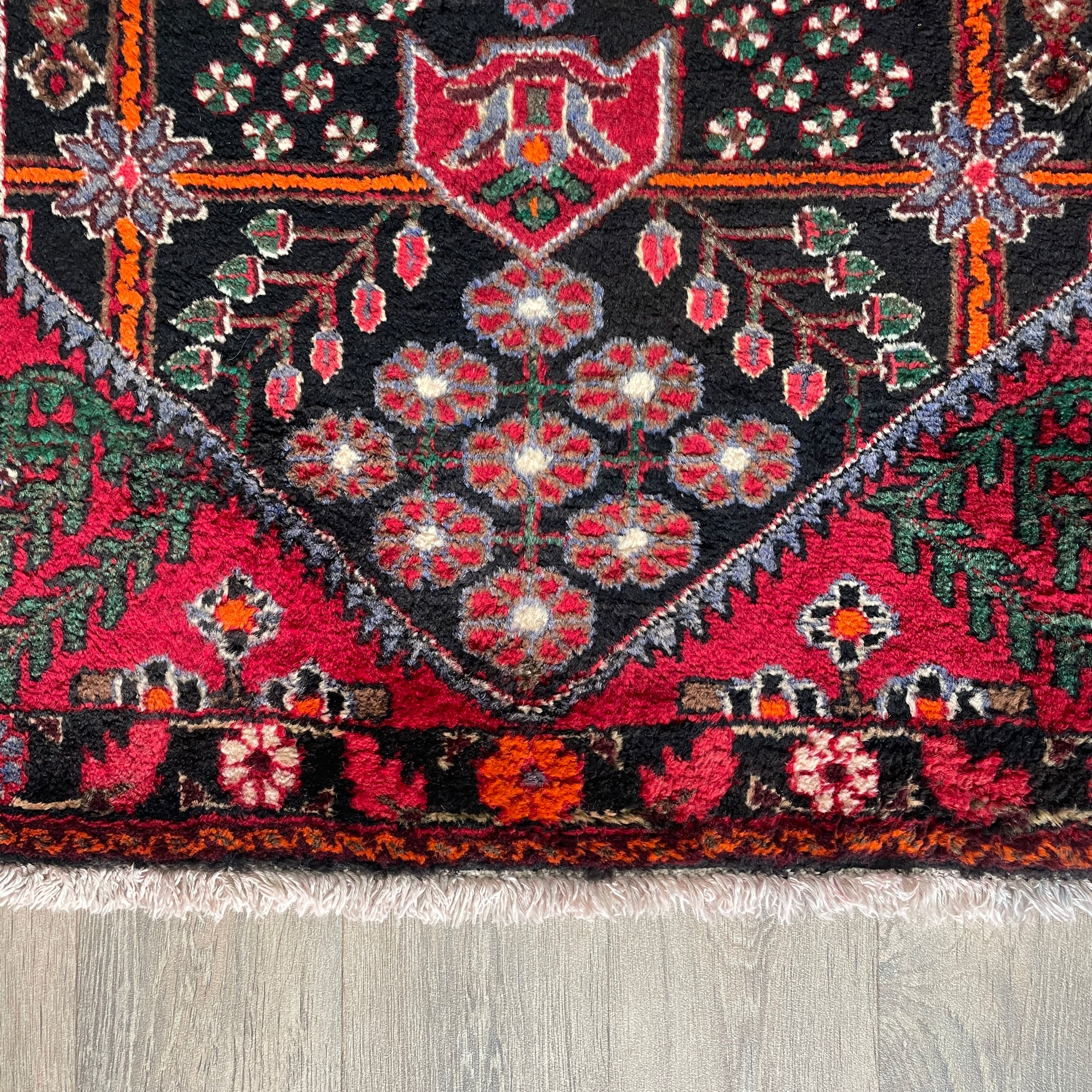 Old Persian Hamadan Rug c. 1970