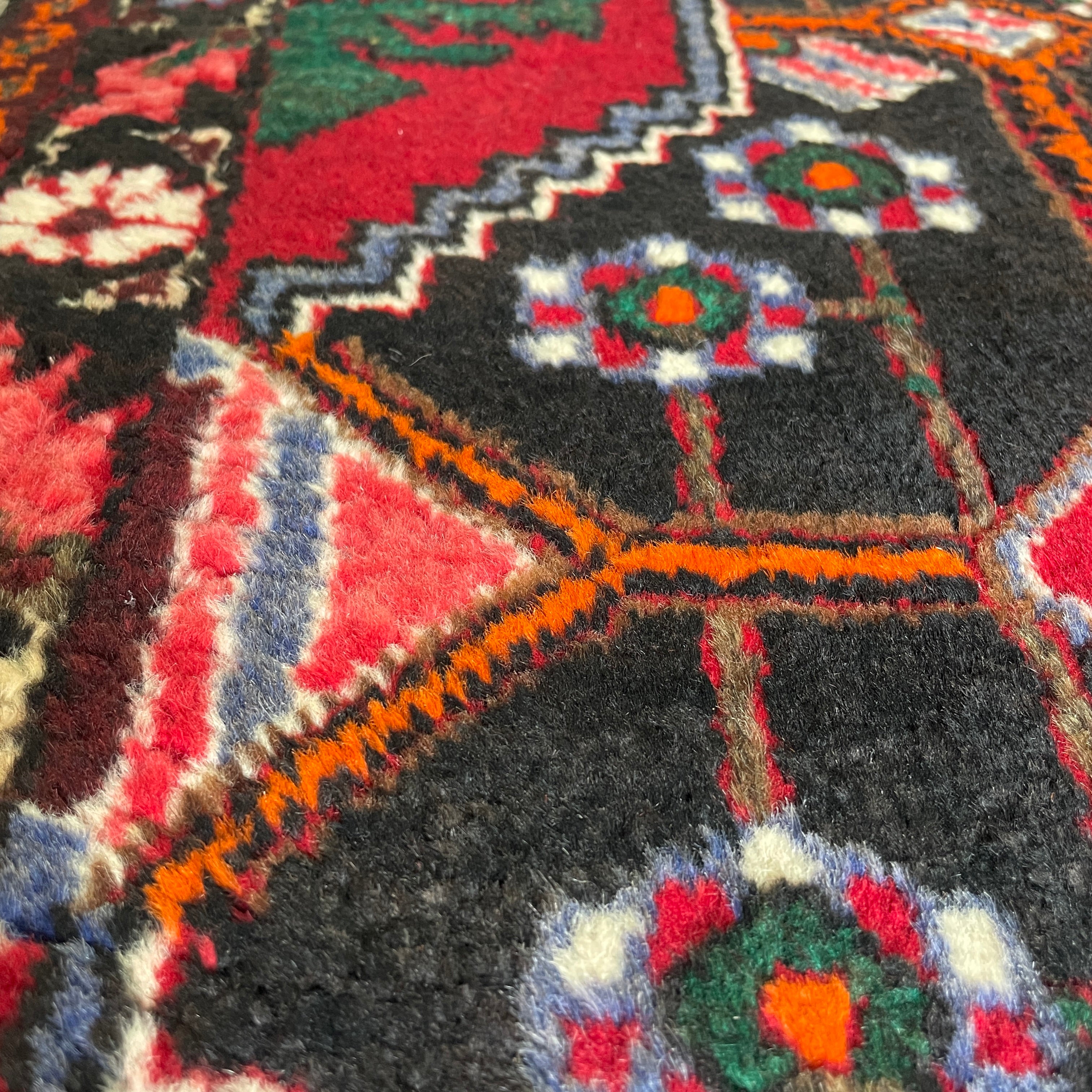 Old Persian Hamadan Rug c. 1970