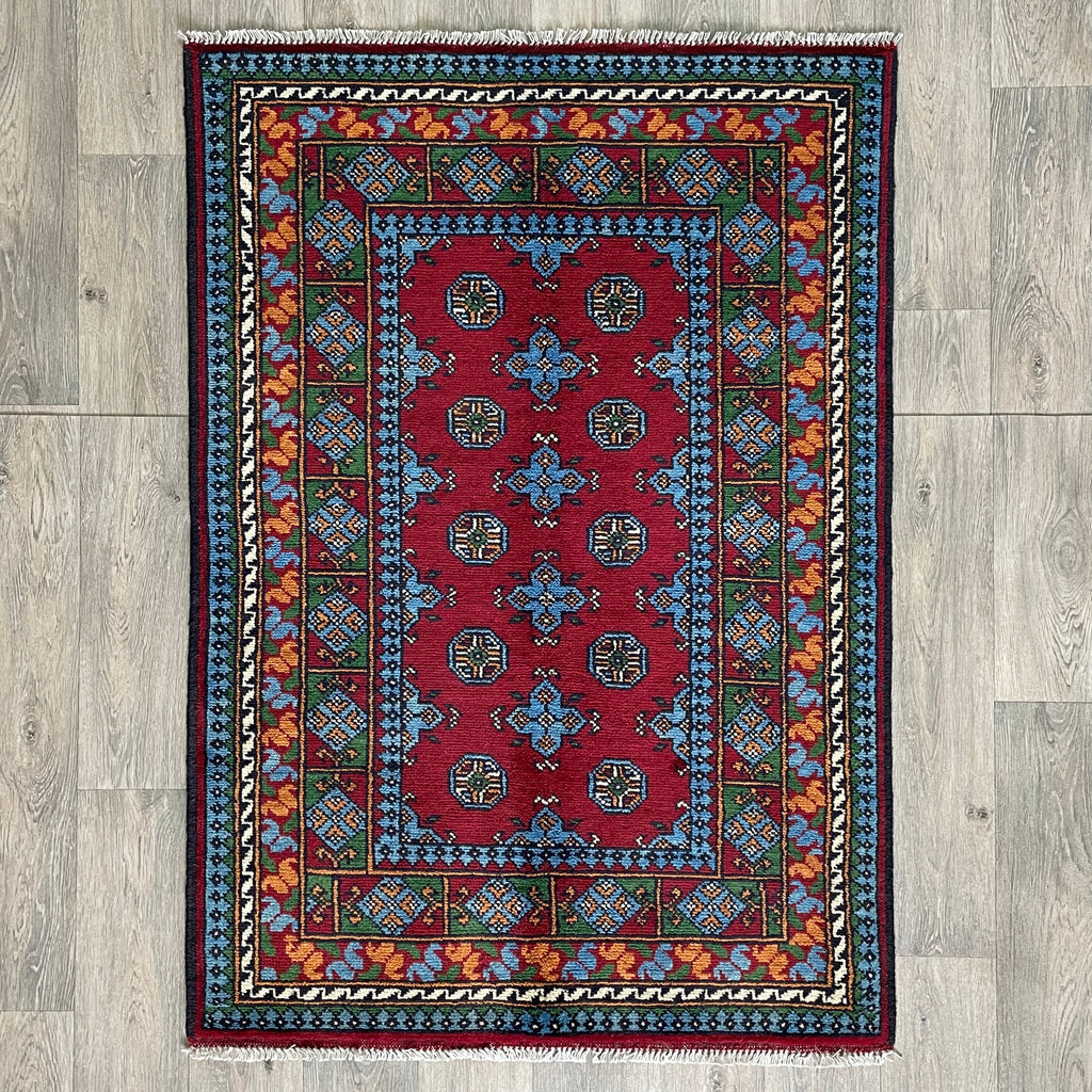 150 x 103 cm | Afghan Aqcha Rug