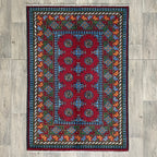 150 x 103 cm | Afghan Aqcha Rug - Khorasan Rugs