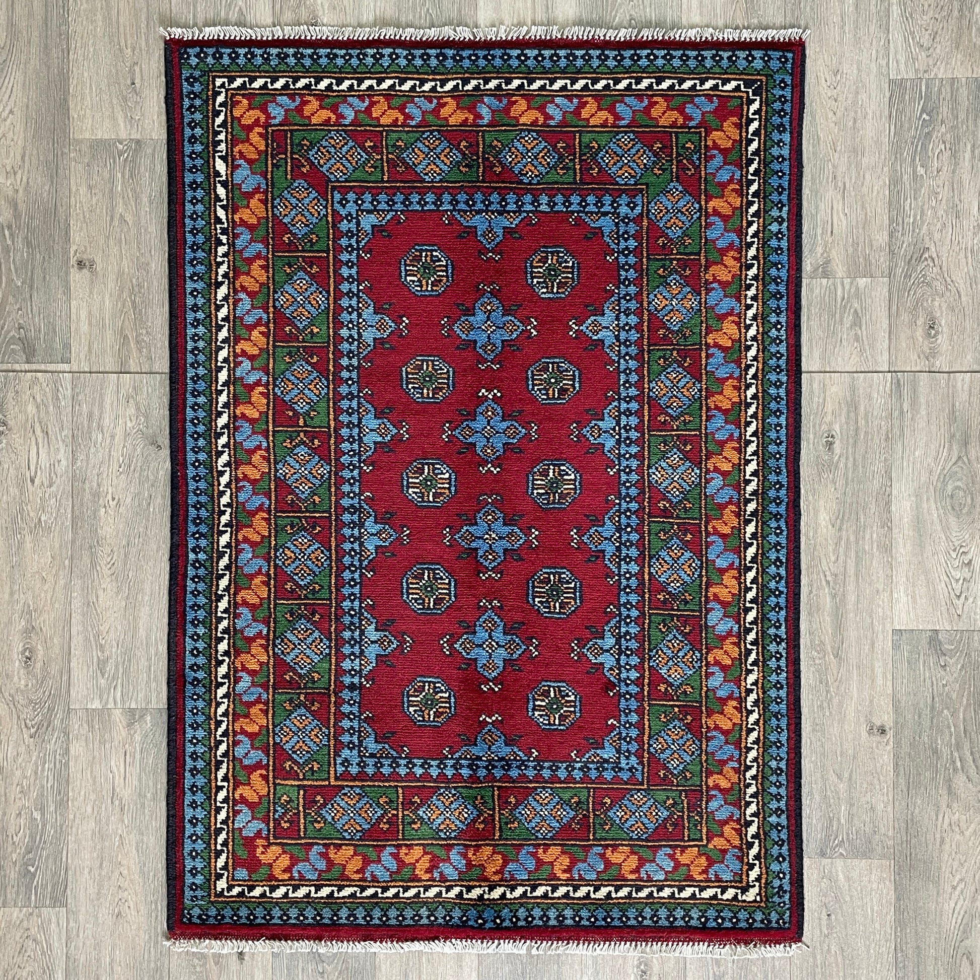 150 x 103 cm | Afghan Aqcha Rug