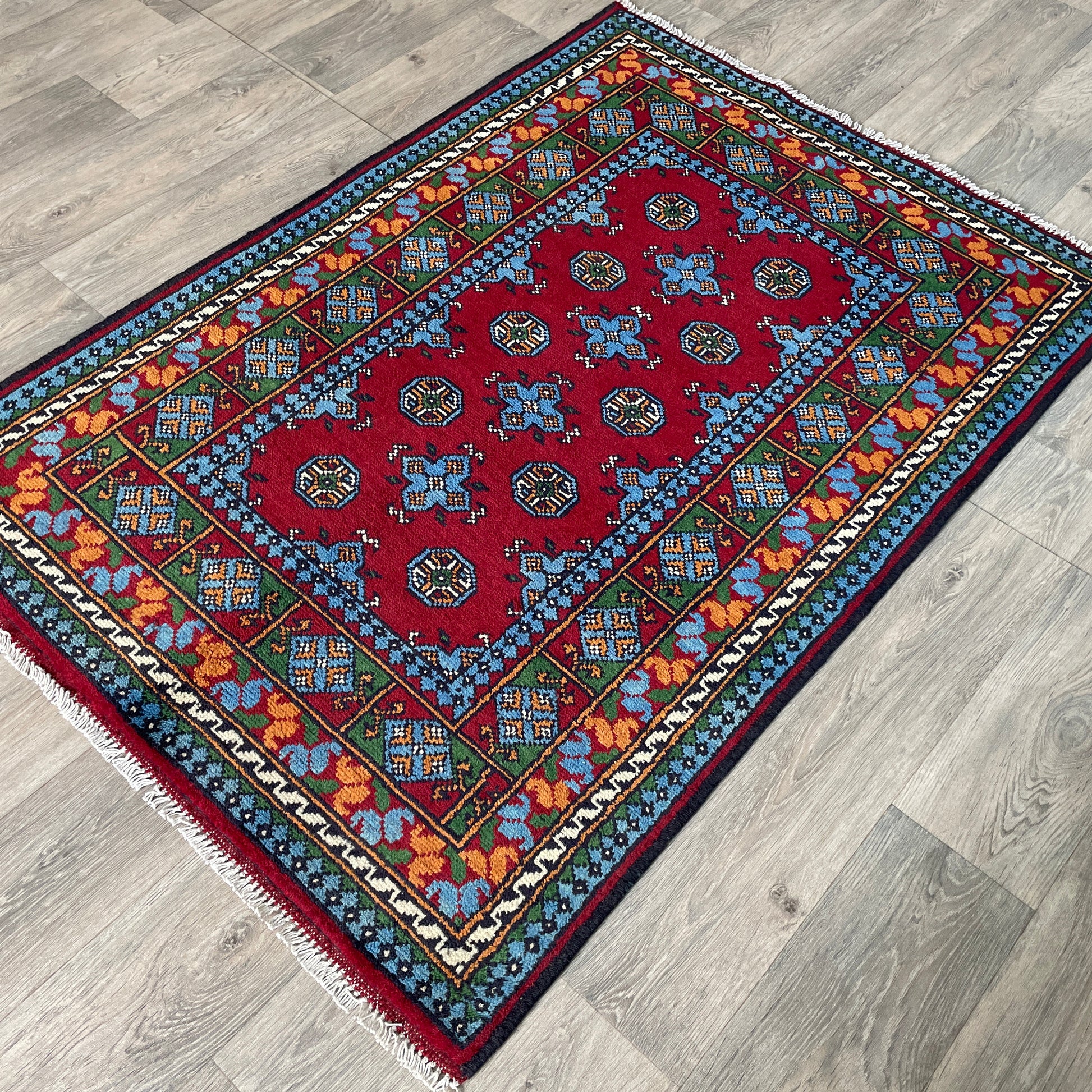 150 x 103 cm | Afghan Aqcha Rug