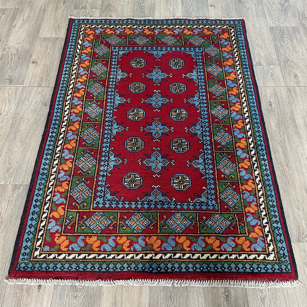 150 x 103 cm | Afghan Aqcha Rug
