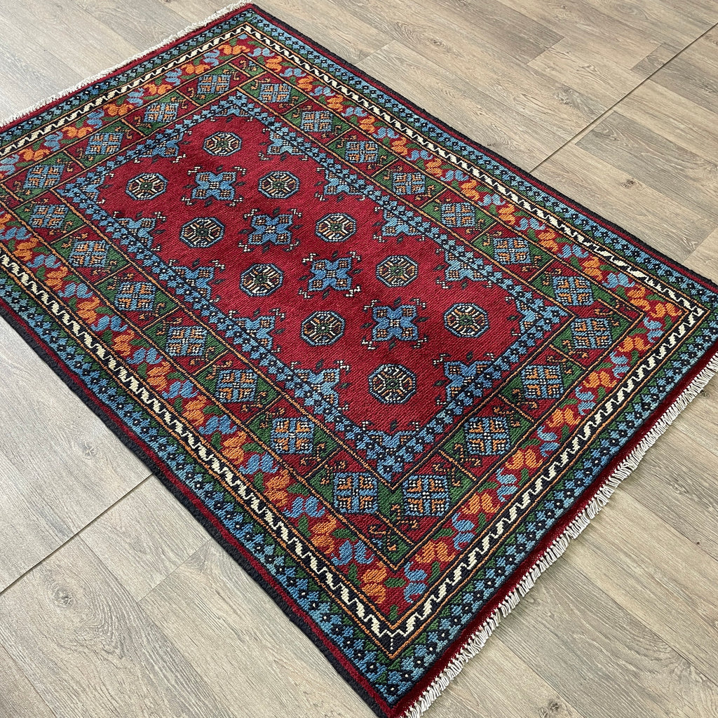 150 x 103 cm | Afghan Aqcha Rug