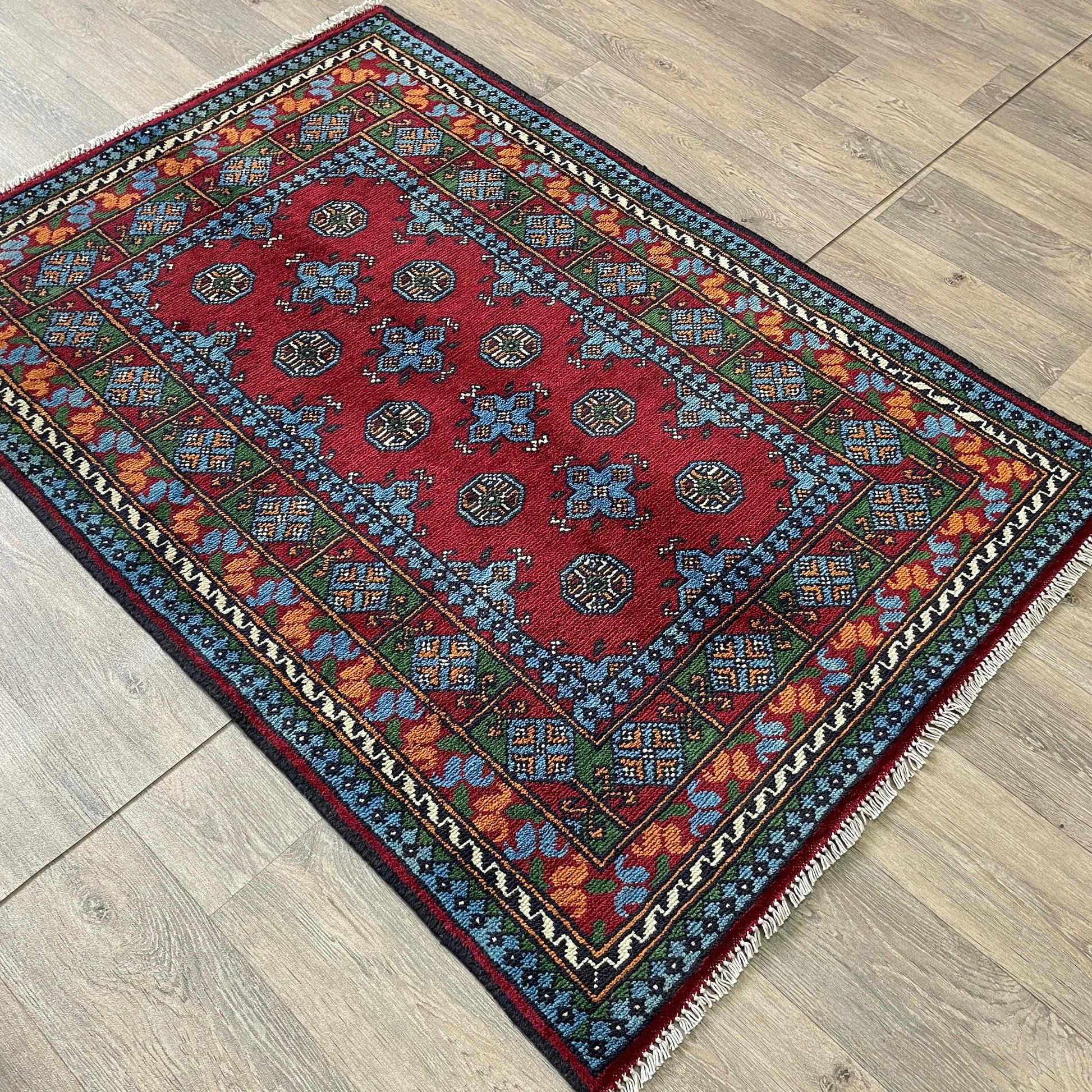 150 x 103 cm | Afghan Aqcha Rug