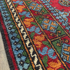 150 x 103 cm | Afghan Aqcha Rug - Khorasan Rugs