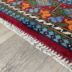 150 x 103 cm | Afghan Aqcha Rug - Khorasan Rugs