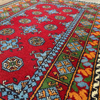 150 x 103 cm | Afghan Aqcha Rug - Khorasan Rugs