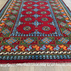 150 x 103 cm | Afghan Aqcha Rug - Khorasan Rugs