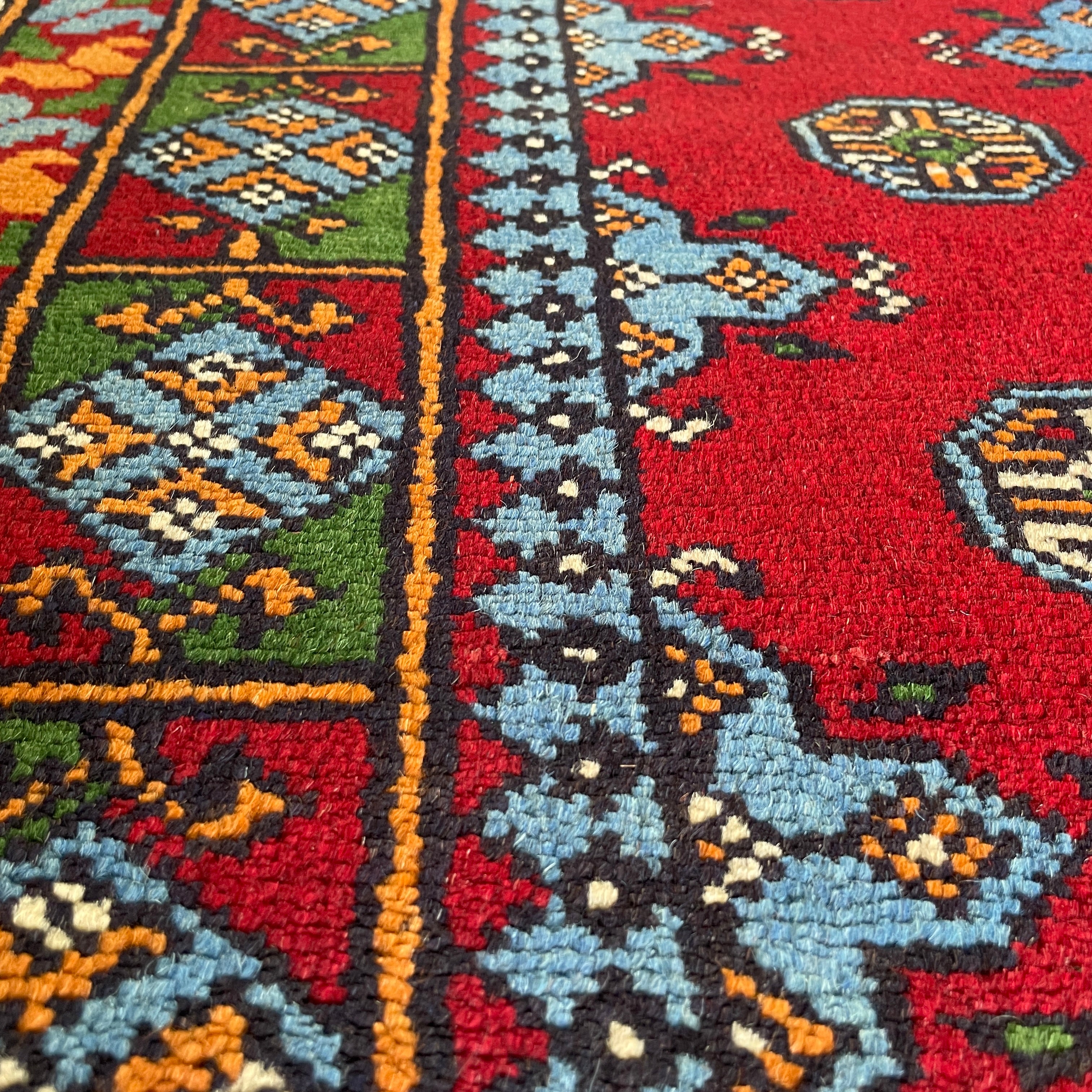 150 x 103 cm | Afghan Aqcha Rug - Khorasan Rugs