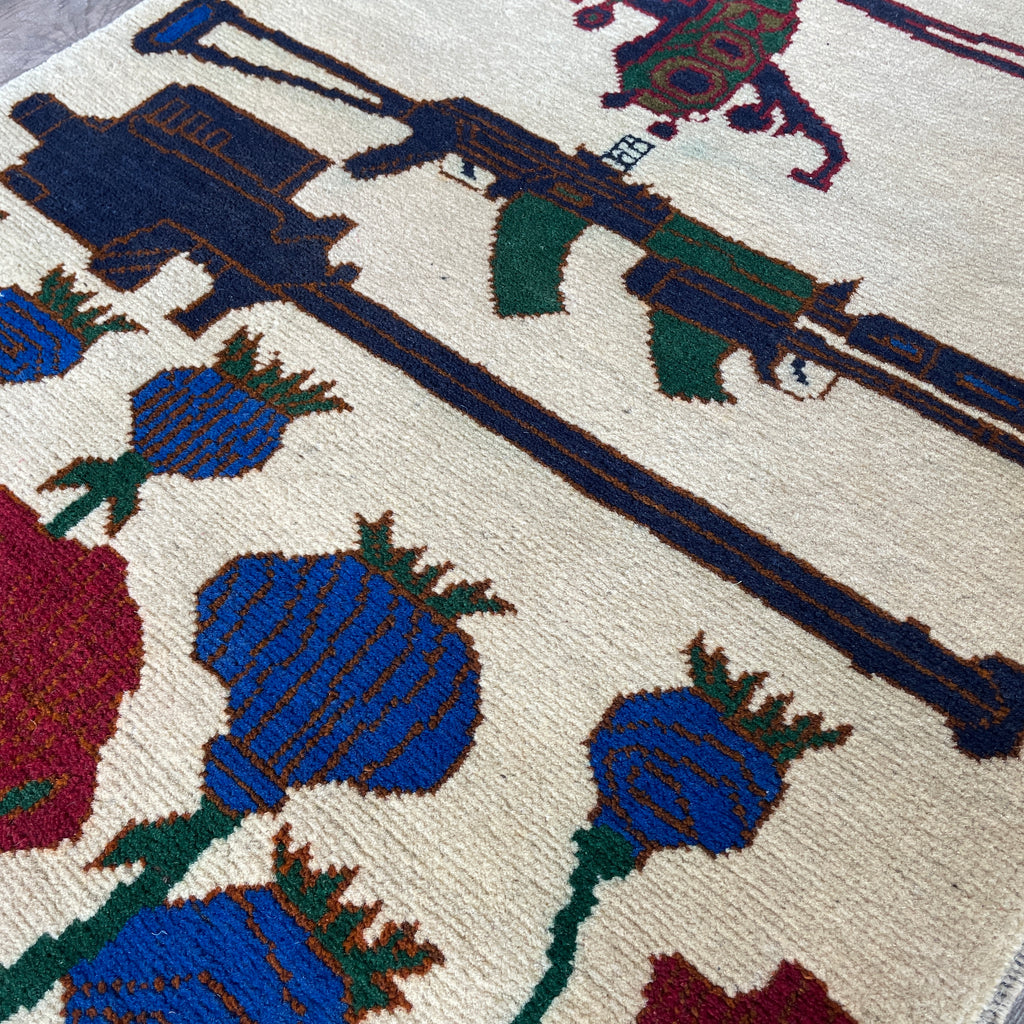 Afghan Soviet War Rug