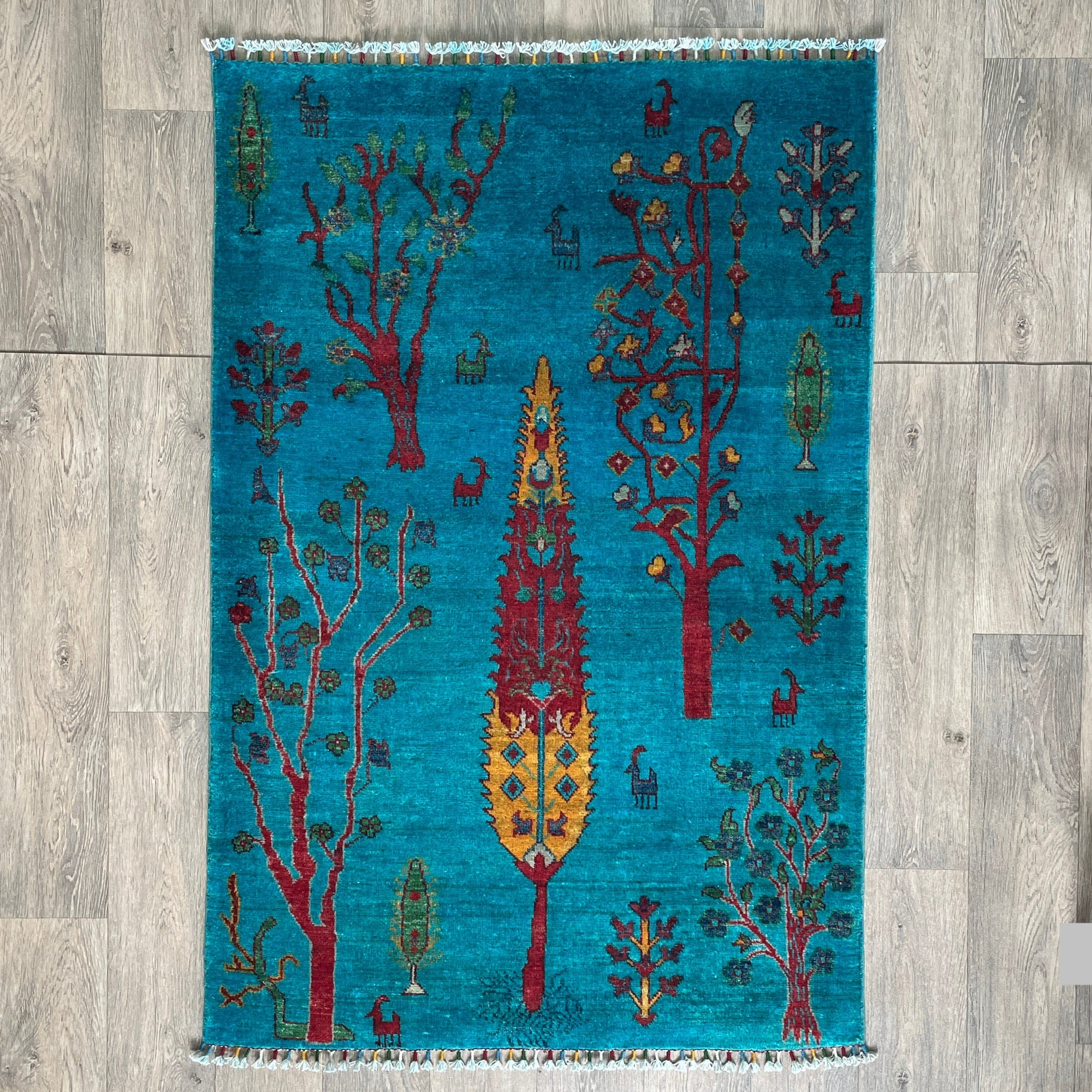 158 x 102 cm | Afghan Fine Gabbeh Rug