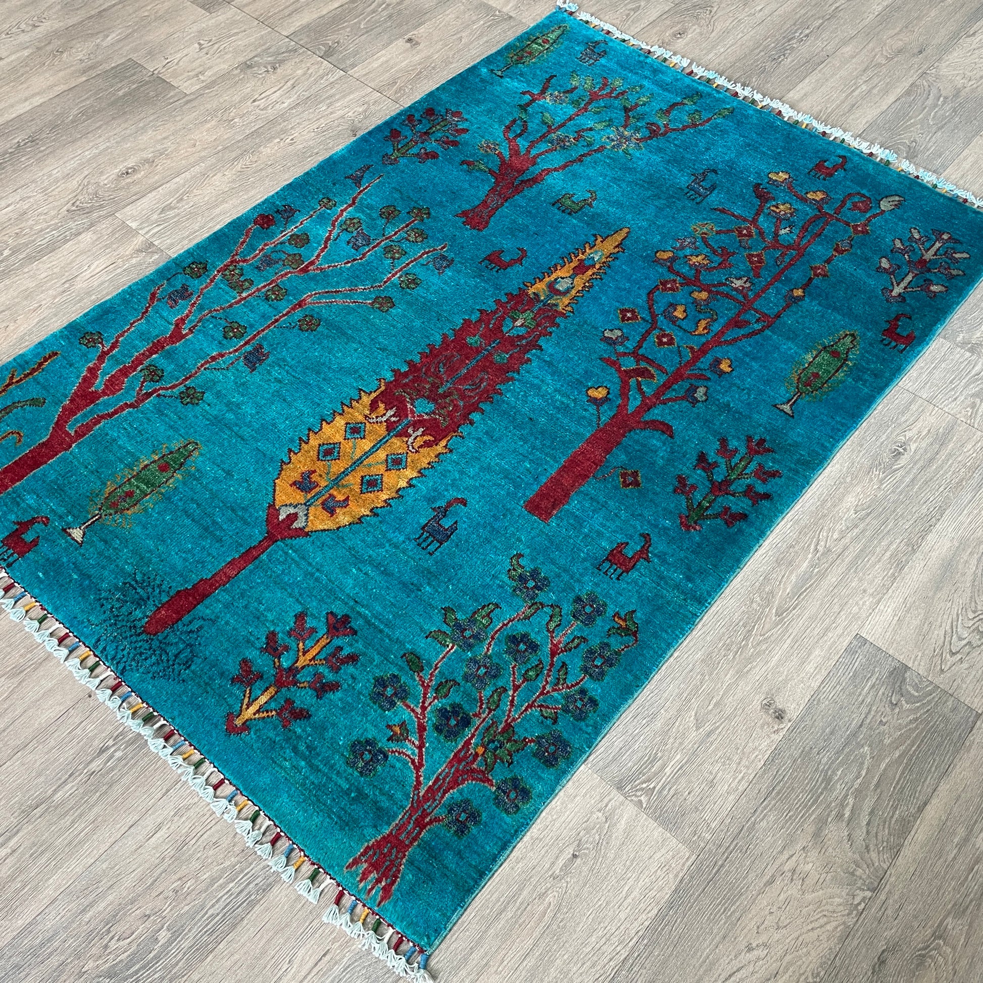 158 x 102 cm | Afghan Fine Gabbeh Rug