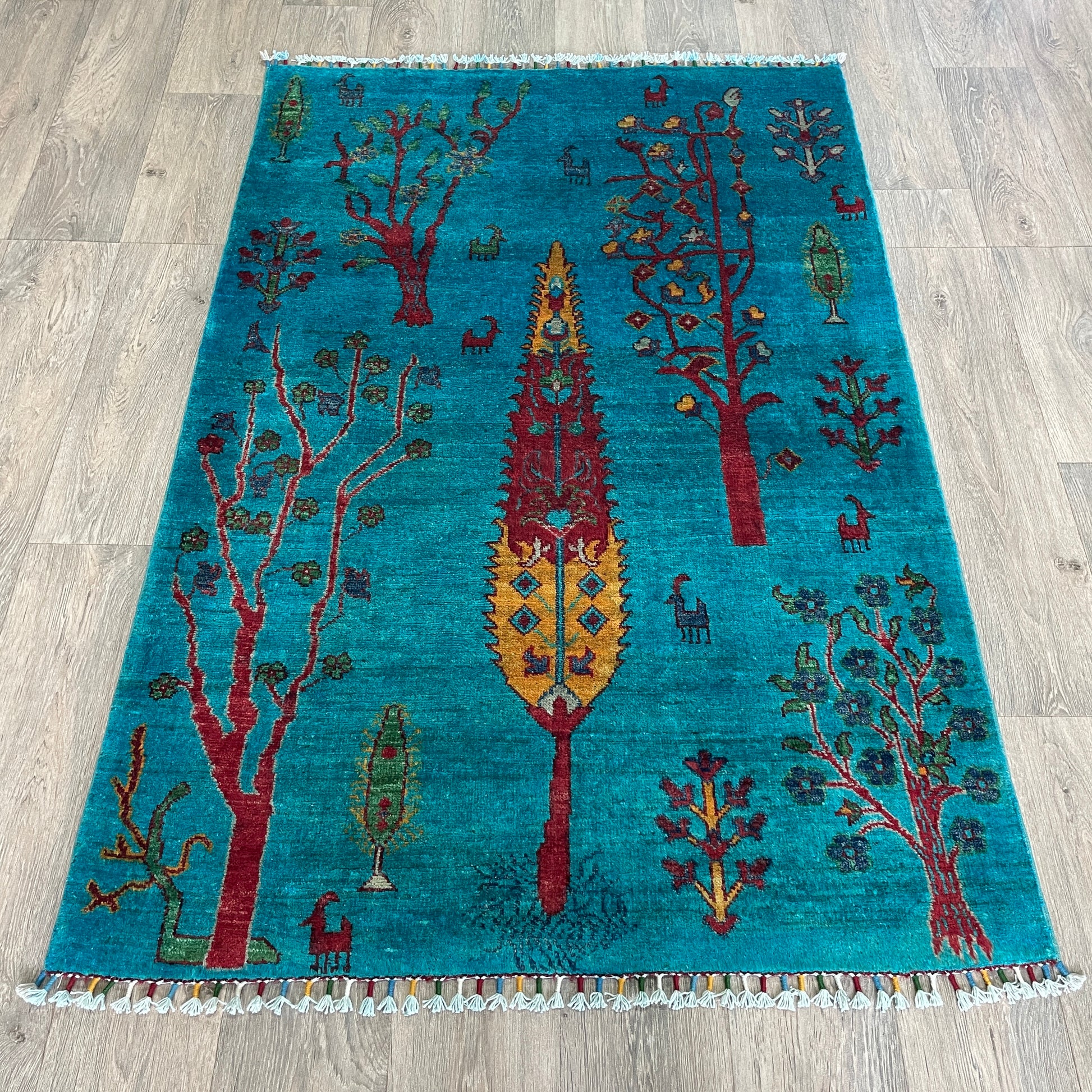 158 x 102 cm | Afghan Fine Gabbeh Rug