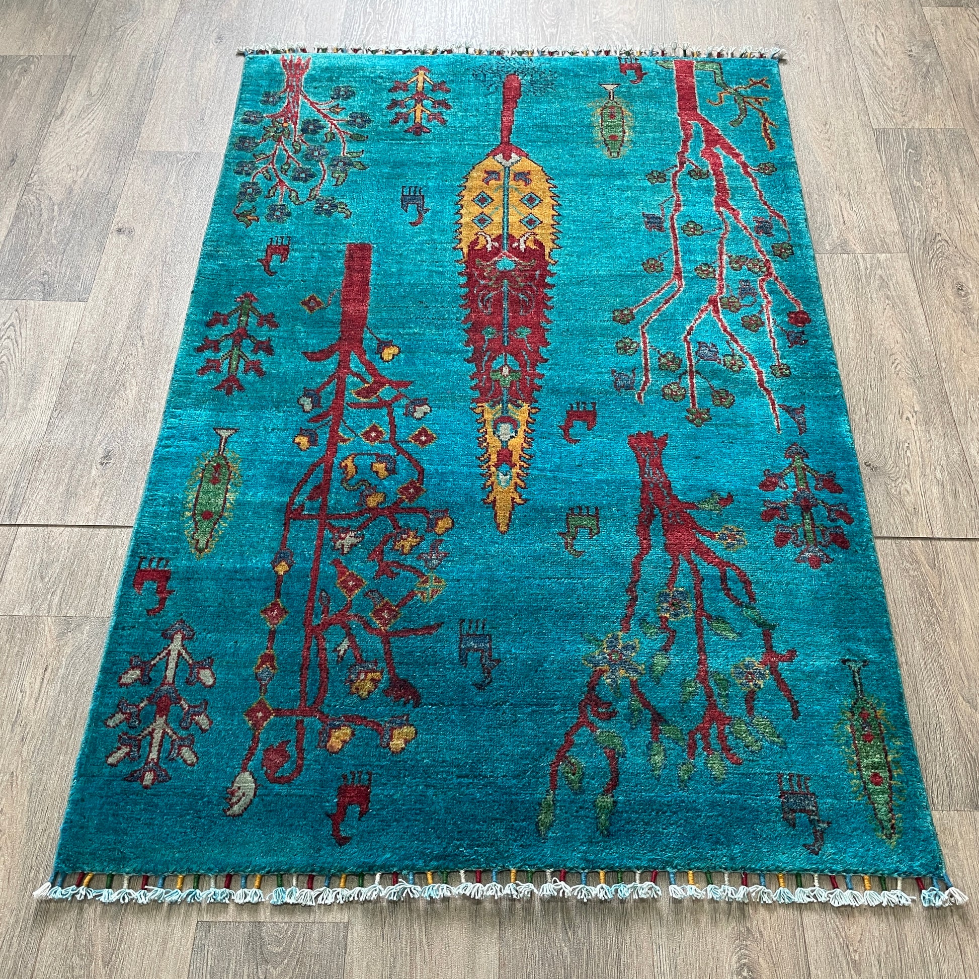158 x 102 cm | Afghan Fine Gabbeh Rug