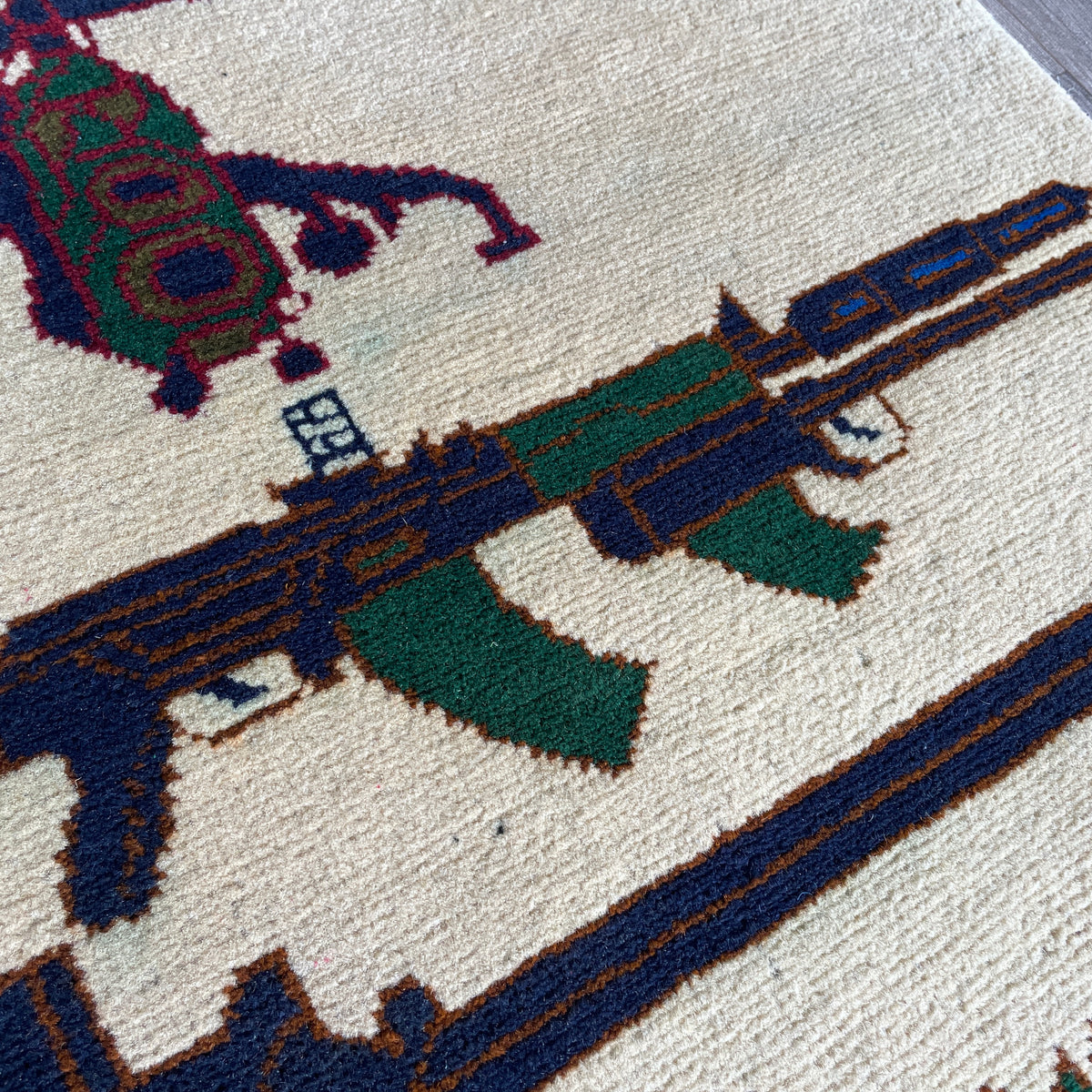 Afghan Soviet War Rug